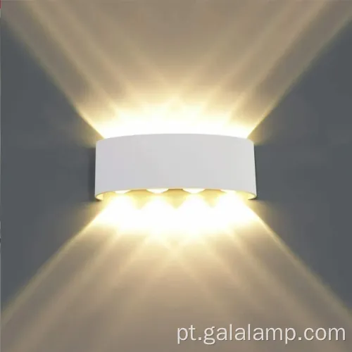 Luzes de parede LED modernas para corredor e varanda